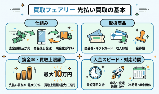 買取フェアリーの先払い買取とは?サービスの基本