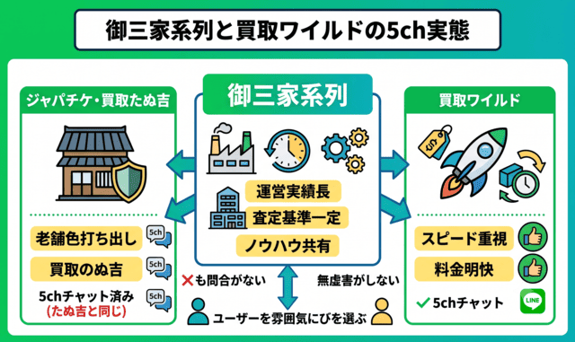 買取ワイルド 先払い買取の5ch書き込みと系列の実態